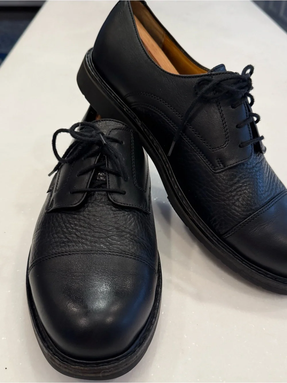 Mephisto Men's Melchior Captoe Oxford Black Leather Goodyear Welt Sz 10 EUC